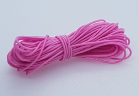 1mm Koord Elastiek Roze