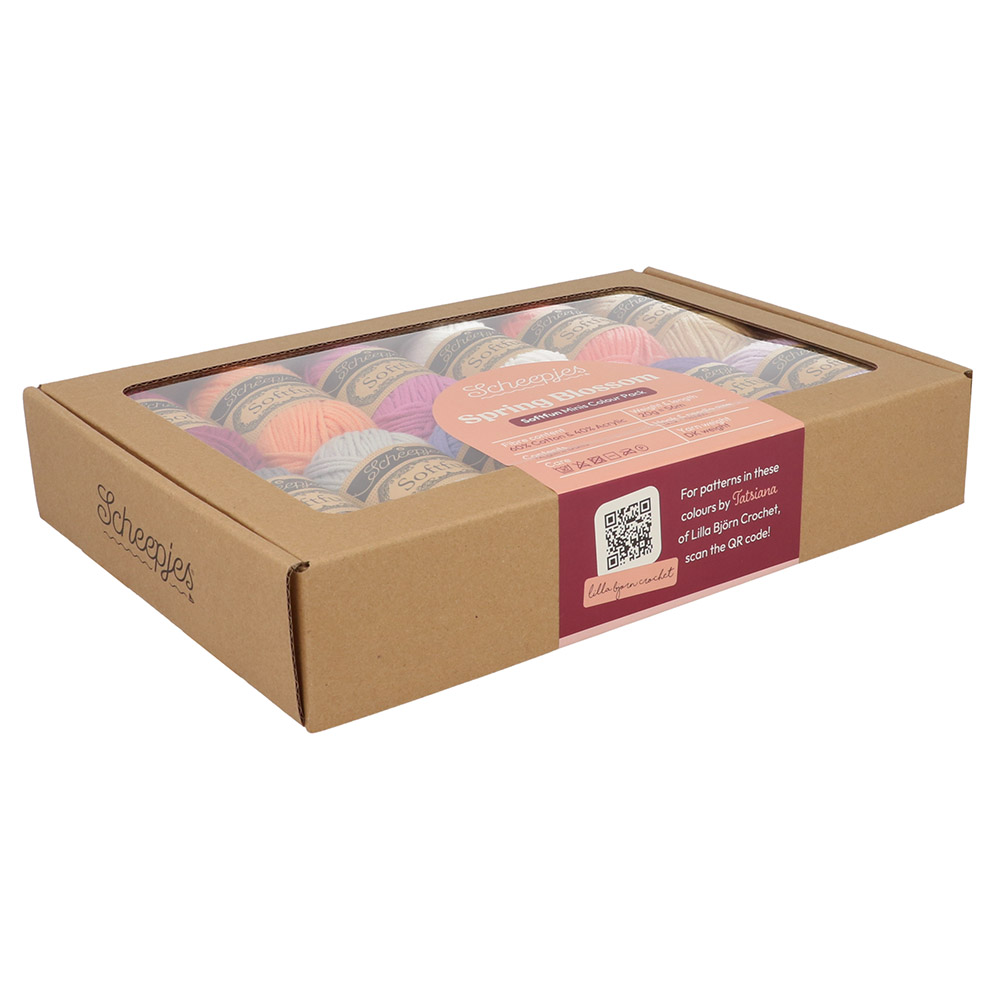 Scheepjes Softfun colour pack Spring Blossom