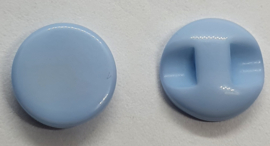 Gladde Knopen Licht Blauw 12 mm (5 stuks)
