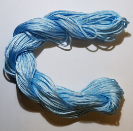 Nylon Koord 1mm - Licht Blauw - 22 Meter