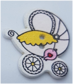 Kinderwagen Knopen 29x25mm