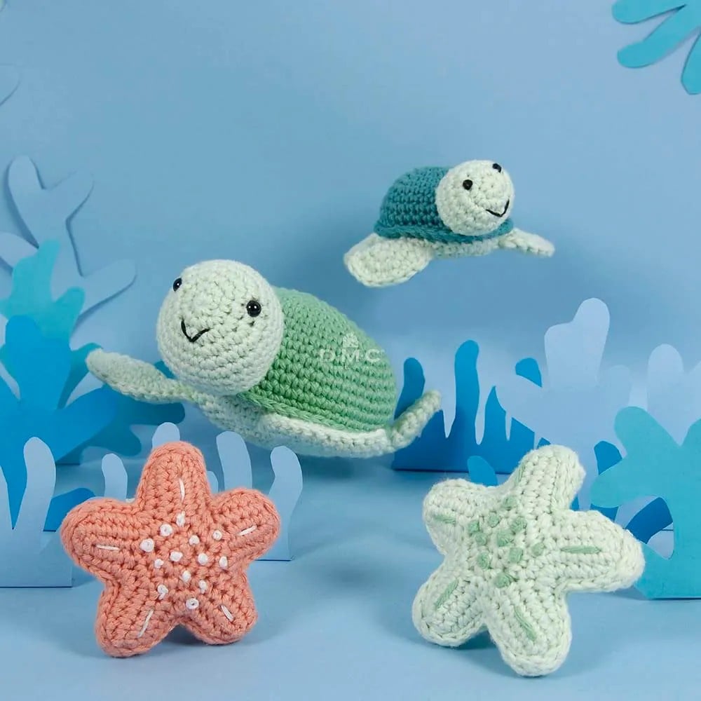 DMC Amigurumi kit Zeeschildpad