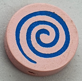 Ronde Kraal Roze 15mm (5 stuks)