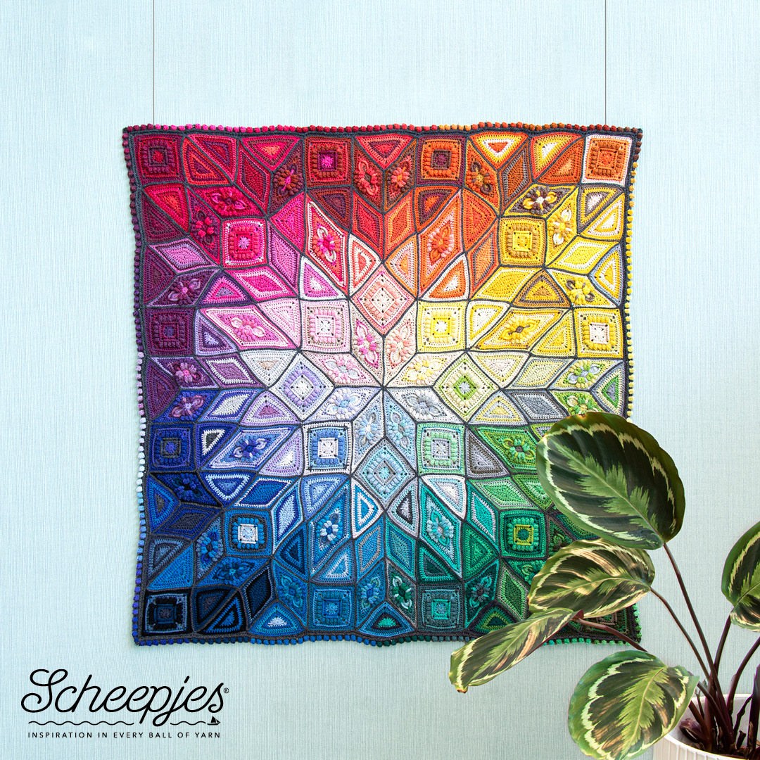 Scheepjes CAL Festival of Lights blanket -Organicon kit