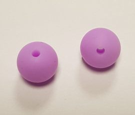 Lavendel Silicone Kraal Kralen 12mm (5 Stuks)