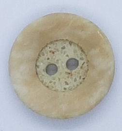 Beige Bruine Knoop met glitters 18 mm