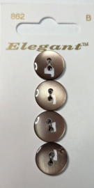 Knopen Elegant nr. 862 B Bruin