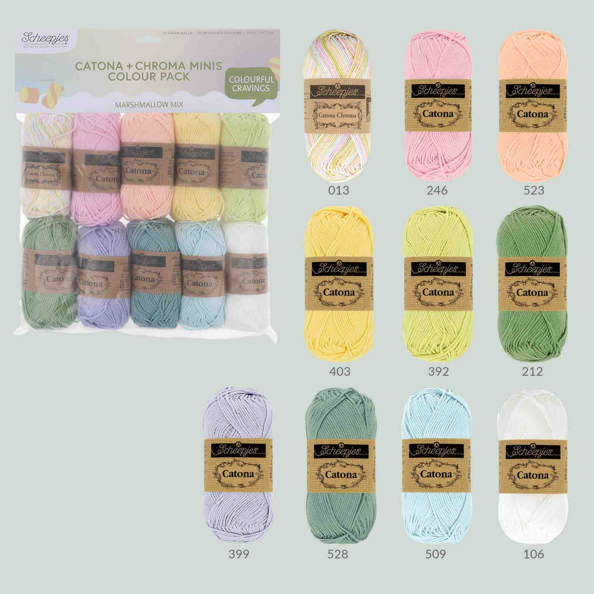 Catona colour pack - Marshmallow Mix