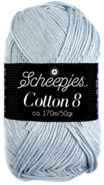 Scheepjes Cotton 8 nr 652 Licht Blauw