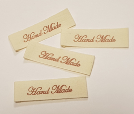 Katoenen Labels Hand Made 3 (5 stuks)