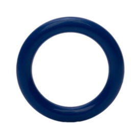 Plastic ringetjes - 40 mm - Donker Blauw