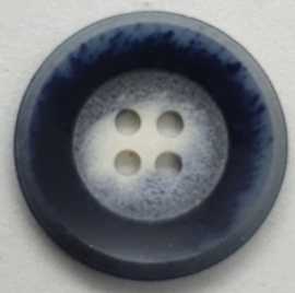 Blauw Grijs Witte Knopen 17, 20 & 23 mm