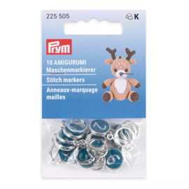 Prym Amigurumi stekenmarkeerders petrol 10stuks