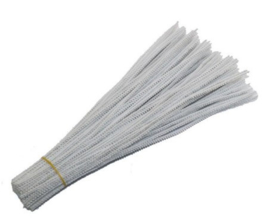 Witte pijpenragers (10 stuks)