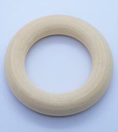 Houten ring 2,5 cm (5 stuks)