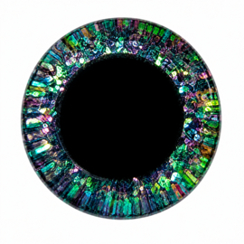 25mm Donker Groen Glitter Ogen