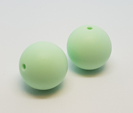 Licht Mint Groene Silicone Kraal 20mm