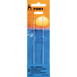 Pony Poppennaalden 13 cm - 2 stuks