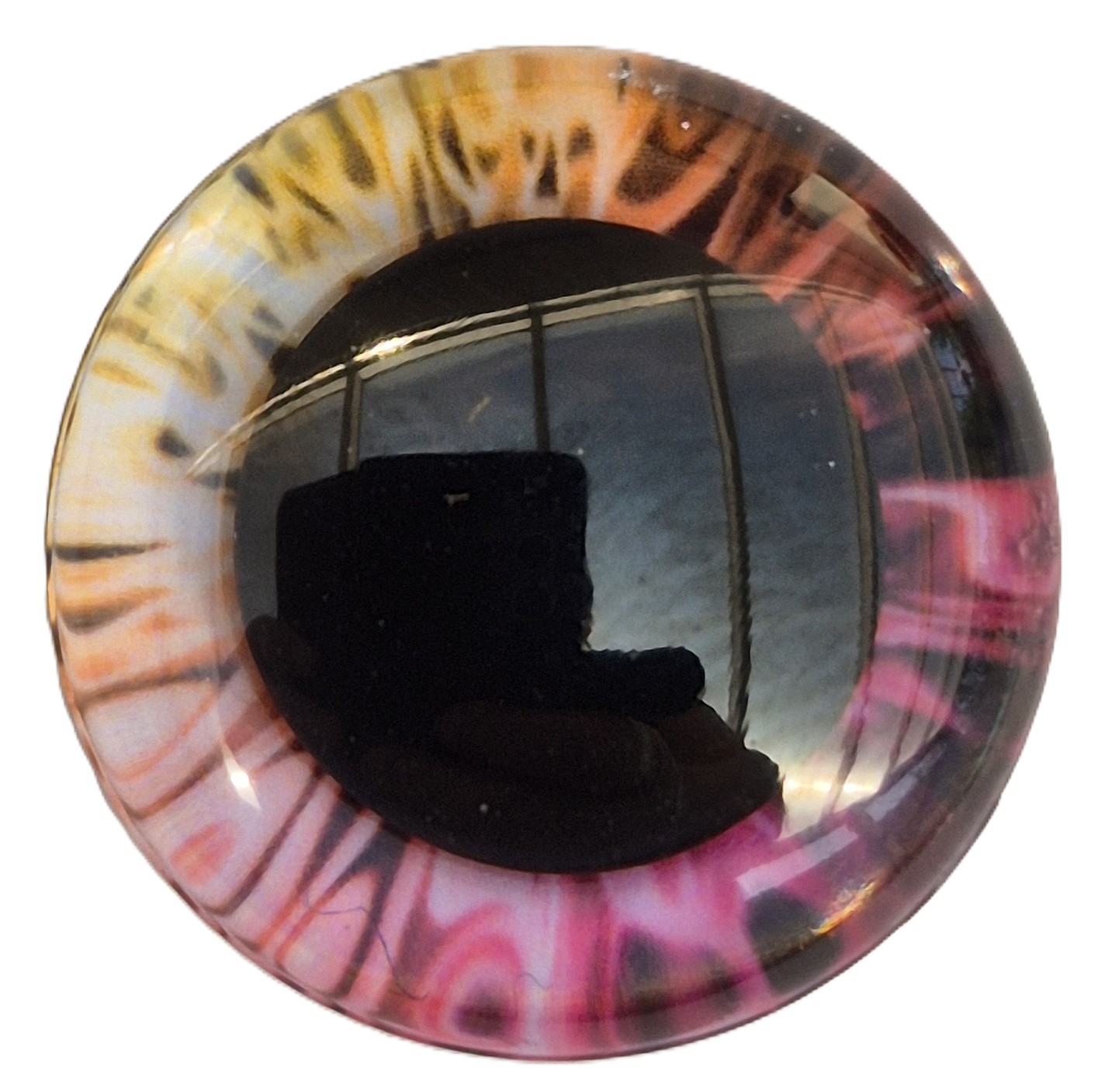 20mm Oranje Roze Fantasie Ogen