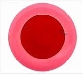 Veiligheidsogen Roze met rode pupil 06mm