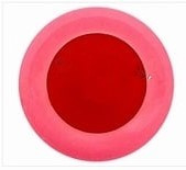 Veiligheidsogen Roze met rode pupil 06mm