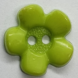 Bloemetjes Knopen Appel Groen 12mm (5 stuks)