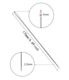 Naald met Punt 17,5 cm