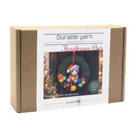 Garenpakket Kerstkrans Poes