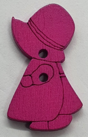 Meisjes Knoop Donker Roze (5 stuks)