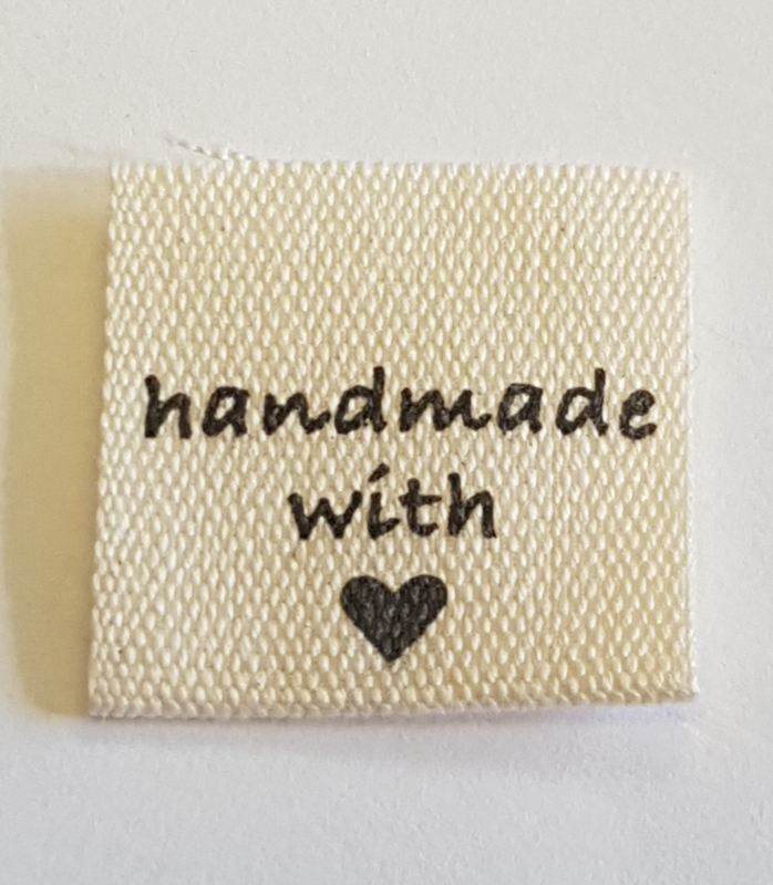 Wonderlijk Stoffen Handmade with ♥ Labels 2cm | Labels | OogjesenZo GS-66