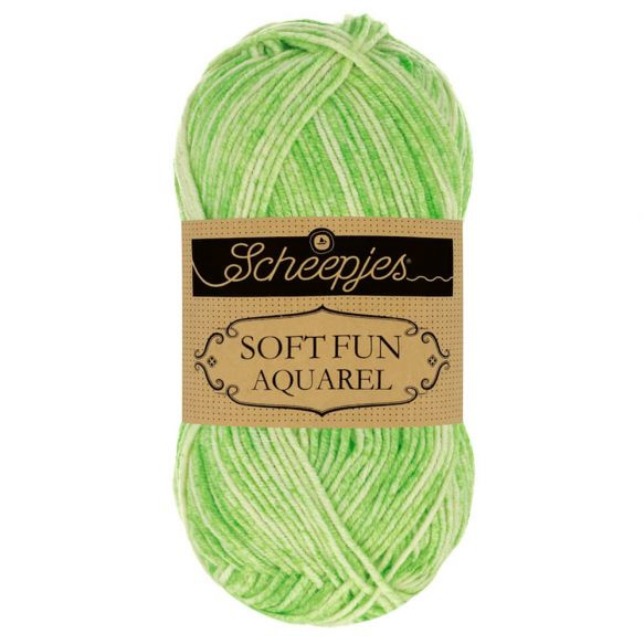 Pelote Scheepjes Softfun Aquarel - Fil Doux Coton/acrylique Pour Tricot Et Crochet