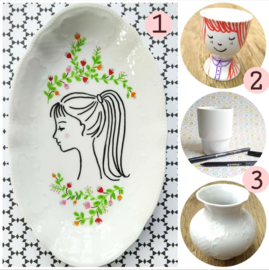 Online workshop servies illustreren