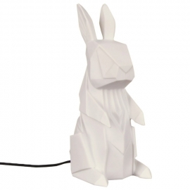 Origami lamp Konijn wit