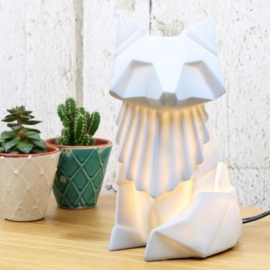 Origami lamp Vos grijs