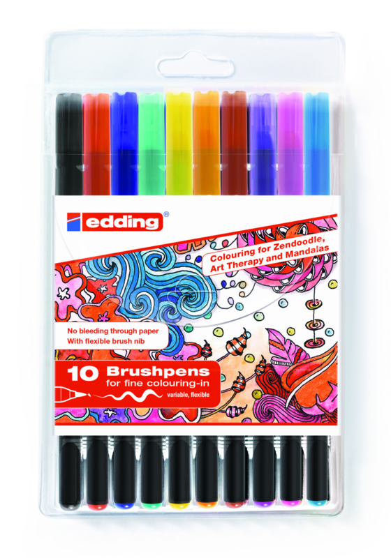 heel fijn verrader enthousiast Brushpennen edding set | Pennen, stiften en markers | Werk aan de Winkel
