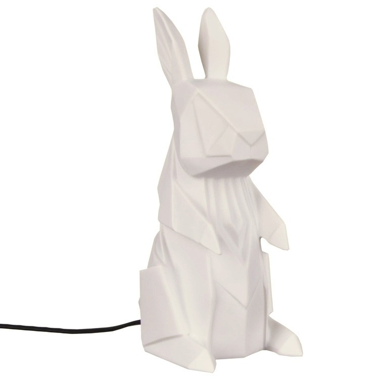 geur Aangepaste Intentie Origami lamp Konijn wit | (Woon)accessoires | Werk aan de Winkel