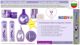 Bulgarische Lavendel Produktepaket  Frau