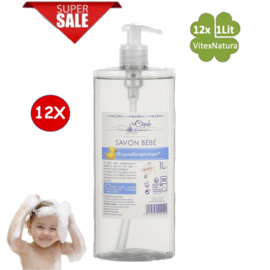 La Cigale baby soap liquid 12x1L