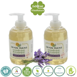 Organic lavender hand soap pump bottle 2x300ml