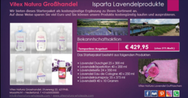 Einführungspaket Isparta Lavendelprodukte