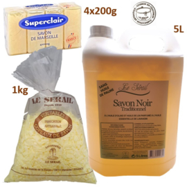 Le Serail household cleaning products package