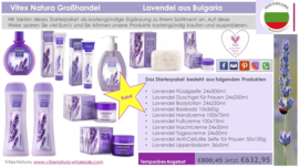 Bulgarische Lavendel Produktepaket Frau