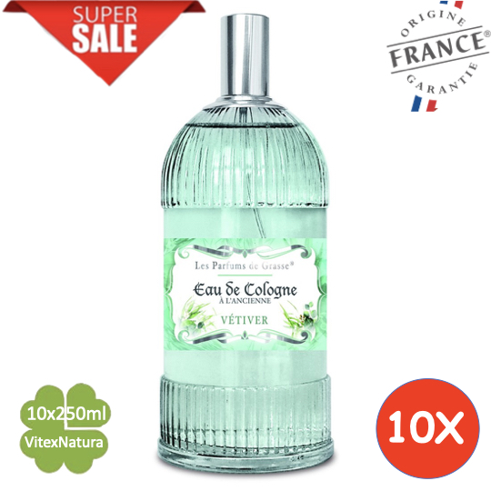 Eau de Cologne à l'Ancienne Vetiver 10x250ml