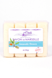 Marseille Soap Sweet Almond 60x100g