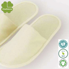 Organic linen bath slipper closed toe 25 pairs