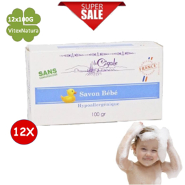 La Cigale Baby Seifenstück 12x100g