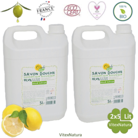Marseille Dusch- und Badegel Olive Lemon 2X5L