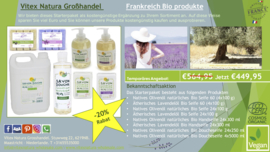 Lavendelöl und Bio-Olivenprodukte