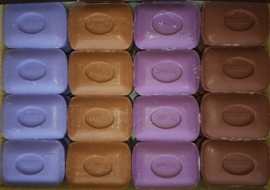 Marseille soaps naturally colored 4 x 12 100g