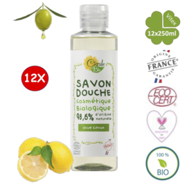 Marseille shower and bath gel olive lemon 12 x 250ml